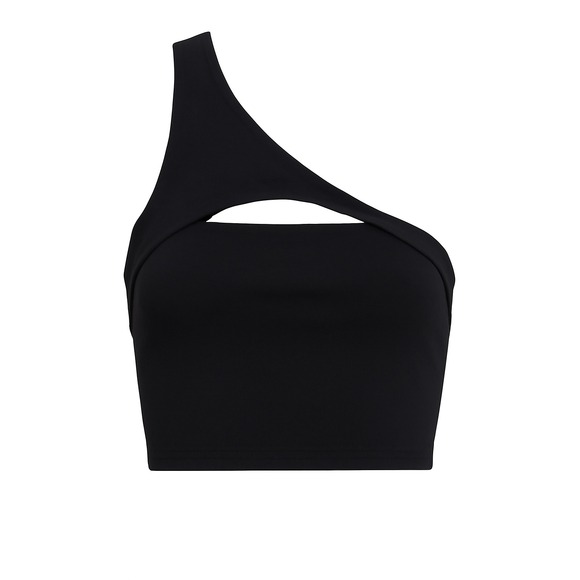 Alphalete Other - Alphalete Womens One Shoulder Cutout Sports Bra Black XXS AL21-1066B